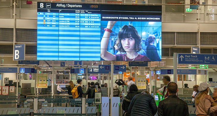 Крупнейшие аэропорты Германии создали премиальную рекламную digital-сеть