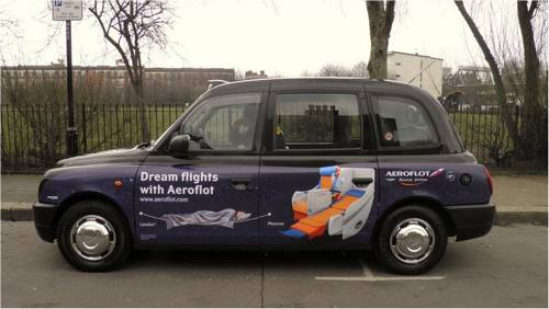 «Аэрофлот» приземлился в лондонском такси