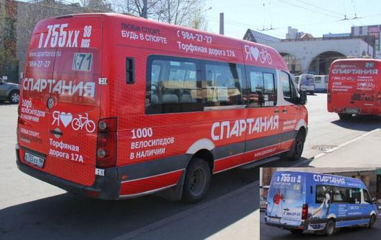 «Спартания» переодела петербургские автобусы 