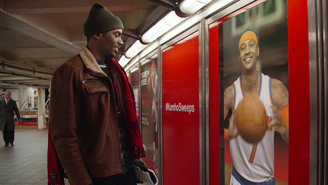 Производитель шин Kumho Tire предложил сыграть в баскетбол в метро Нью-Йорка