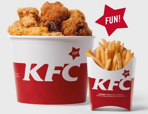 Сеть ресторанов KFC представила новый фирменный стиль 