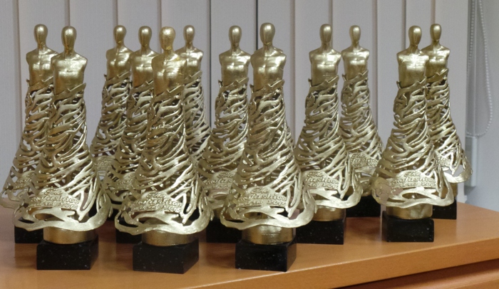 Студия 3Dsol изготовила награды для победителей премии PROfashion Awards с помощью 3D-принтера