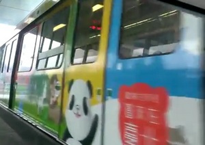 В метрополитене Тайбэя появился «панда-поезд»