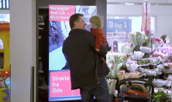 Авиакомпания Norwegian предложила жителям Осло путешествовать по Нью-Йорку, не выходя из торгового центра