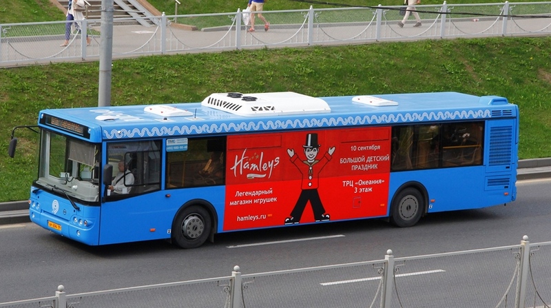 TMG подводит первые итоги размещения рекламы на «синих» автобусах в Москве