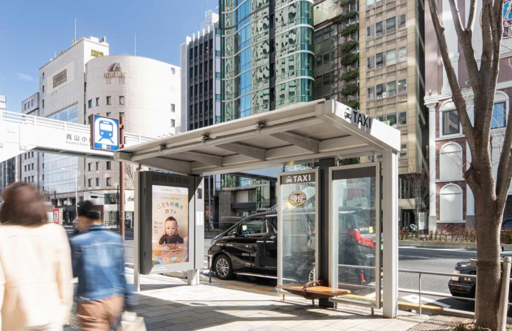 JCDecaux начнёт размещать рекламу на остановках такси в Токио