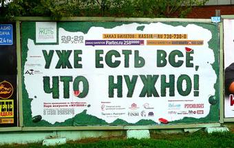 Власти Пушкинского района наводят порядок в наружной рекламе