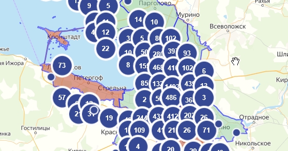 В Петербурге появилась карта вывесок