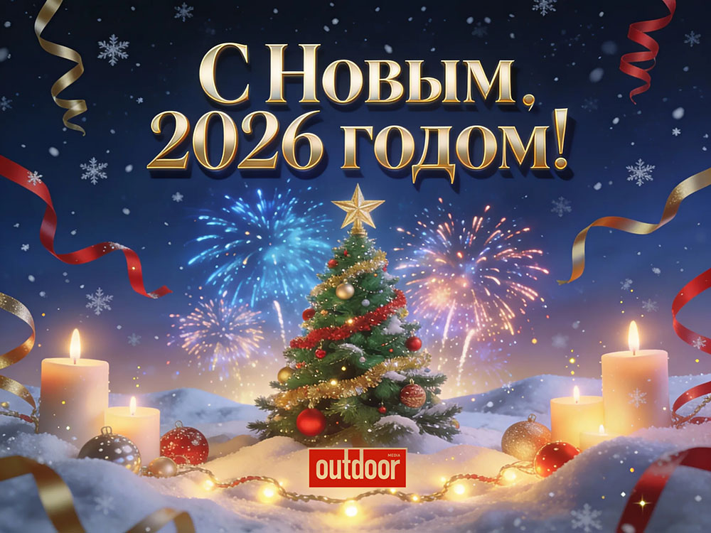 Поздравляем с наступающими Новым годом и Рождеством!